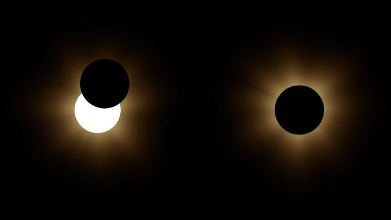 Eclipse - Imagen de un eclipse solar de la NASA