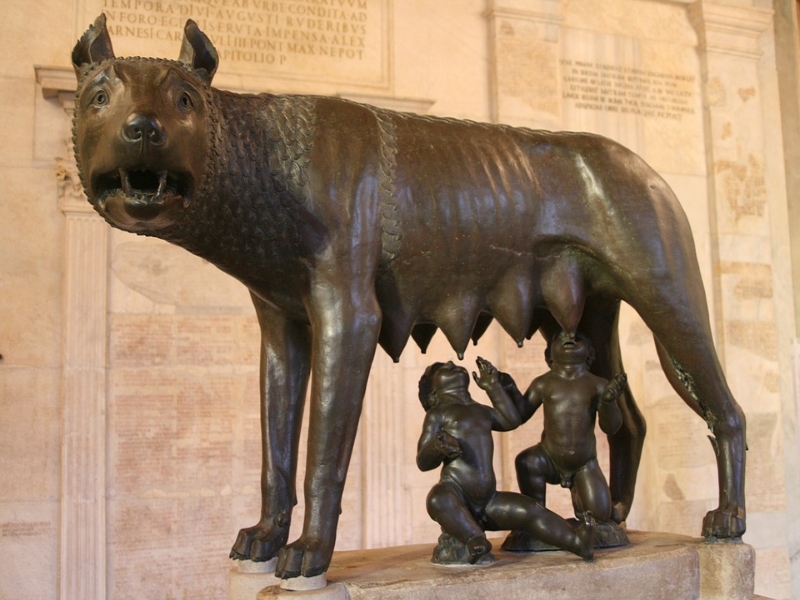 Lengua italiana - La loba como símbolo de protección
