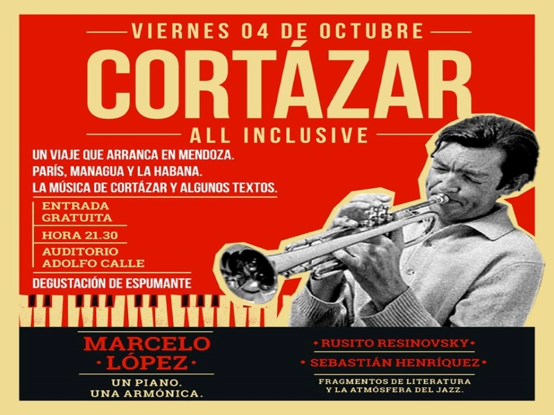 Cortázar All Inclusive - El evento combinará música y literatura