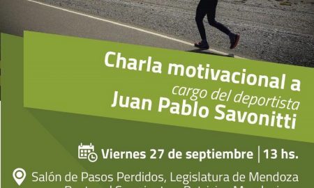 Lengua De Señas - Publicidad De Charla En La Legislatura De Mendoza