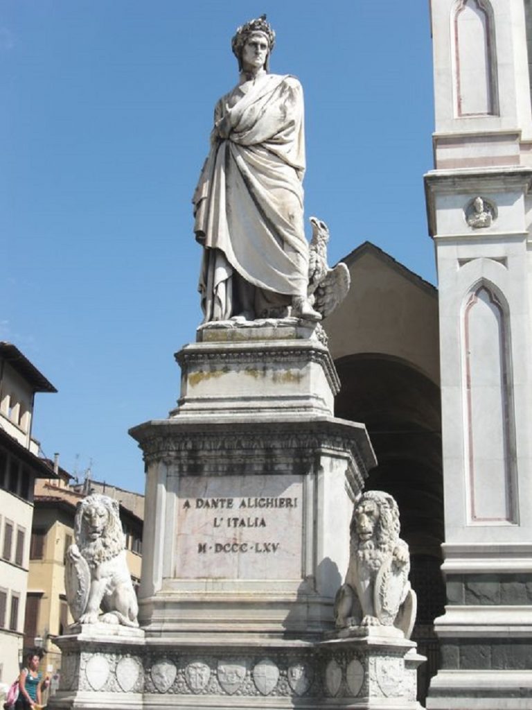 Xix Settimana Della Lingua Italiana Nel Mondo Estatua De Dante Alighieri