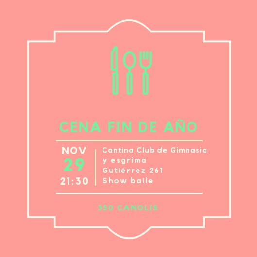 Fiesta De Fin De Año - Invitación