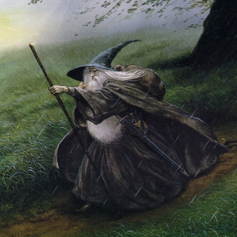 Tolkien - Gandalf El Gris