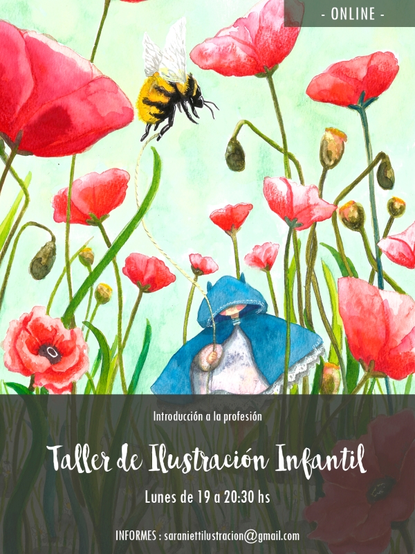Sara Niett - El taller de ilustración infantil comienza el 14 de septiembre en adelante