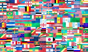 Encuentro De Inmigrantes -Banderas Del Mundo